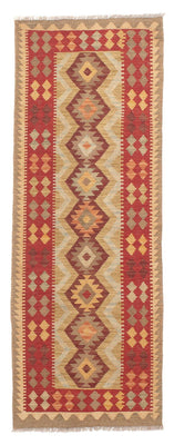 Løber Kelim Carpet - Splash - 194 x 69 cm - flerfarvet