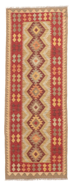Løber Kelim Carpet - Splash - 194 x 69 cm - flerfarvet