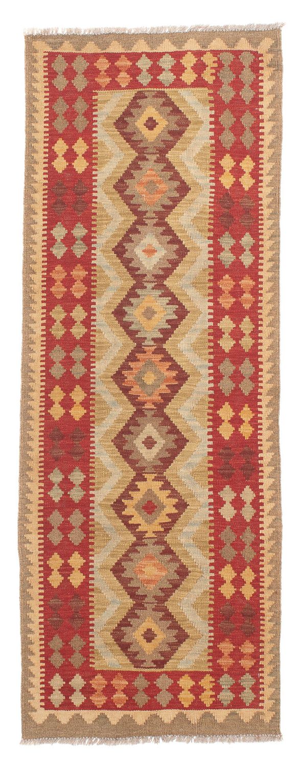 Løber Kelim Carpet - Splash - 194 x 69 cm - flerfarvet