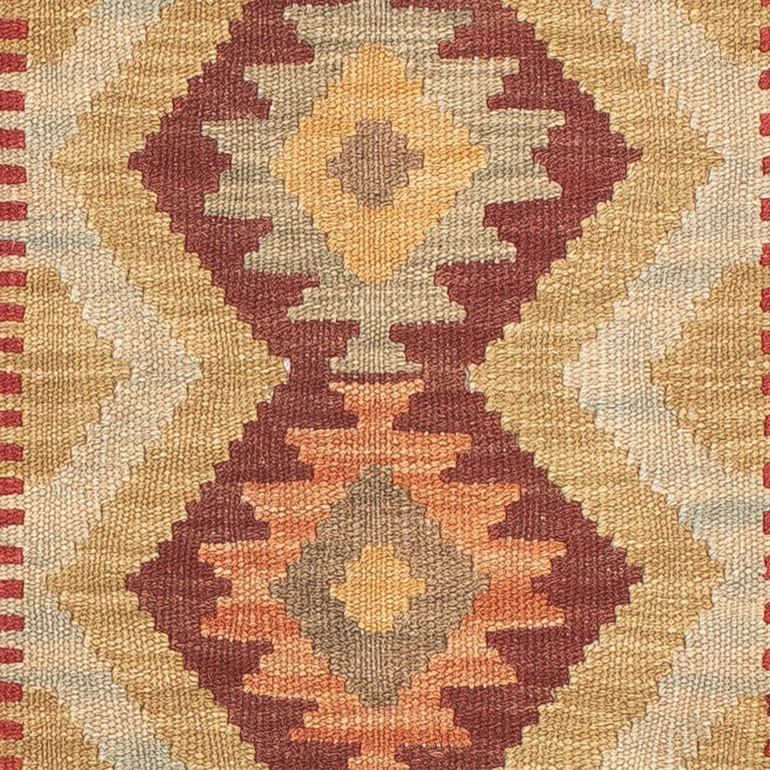 Løber Kelim Carpet - Splash - 194 x 69 cm - flerfarvet