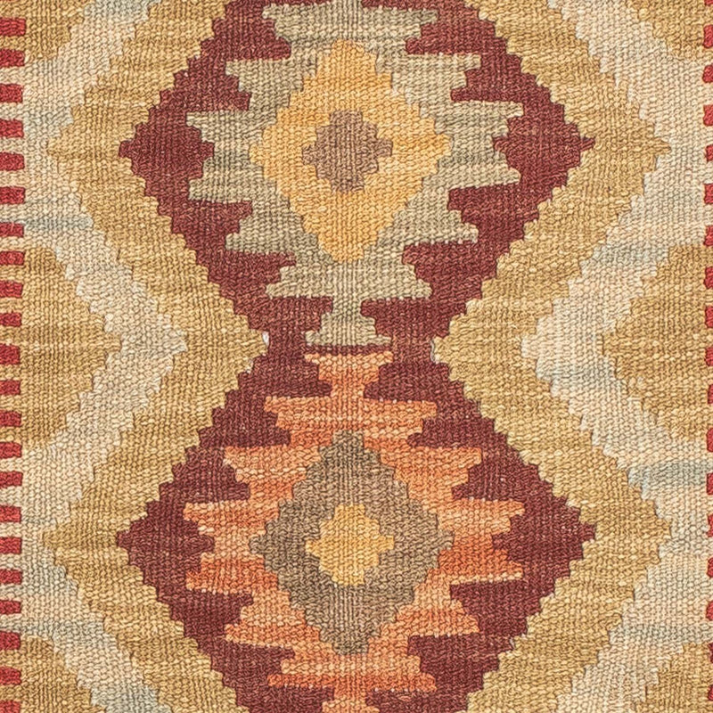 Løber Kelim Carpet - Splash - 194 x 69 cm - flerfarvet