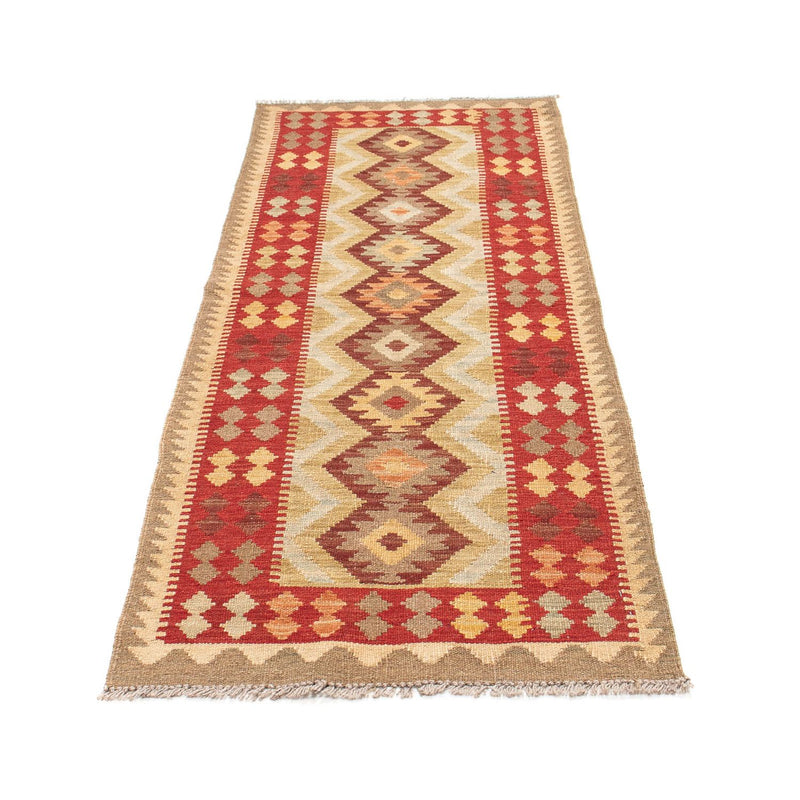 Løber Kelim Carpet - Splash - 194 x 69 cm - flerfarvet