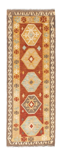 Løber Kelim-tæppe - orientalsk - 203 x 70 cm - beige