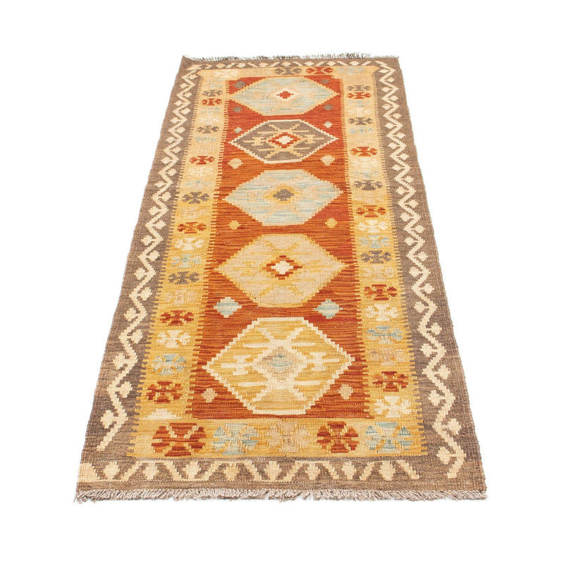 Løber Kelim-tæppe - orientalsk - 203 x 70 cm - beige