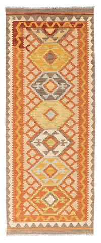 Løber Kelim-tæppe - orientalsk - 202 x 76 cm - beige