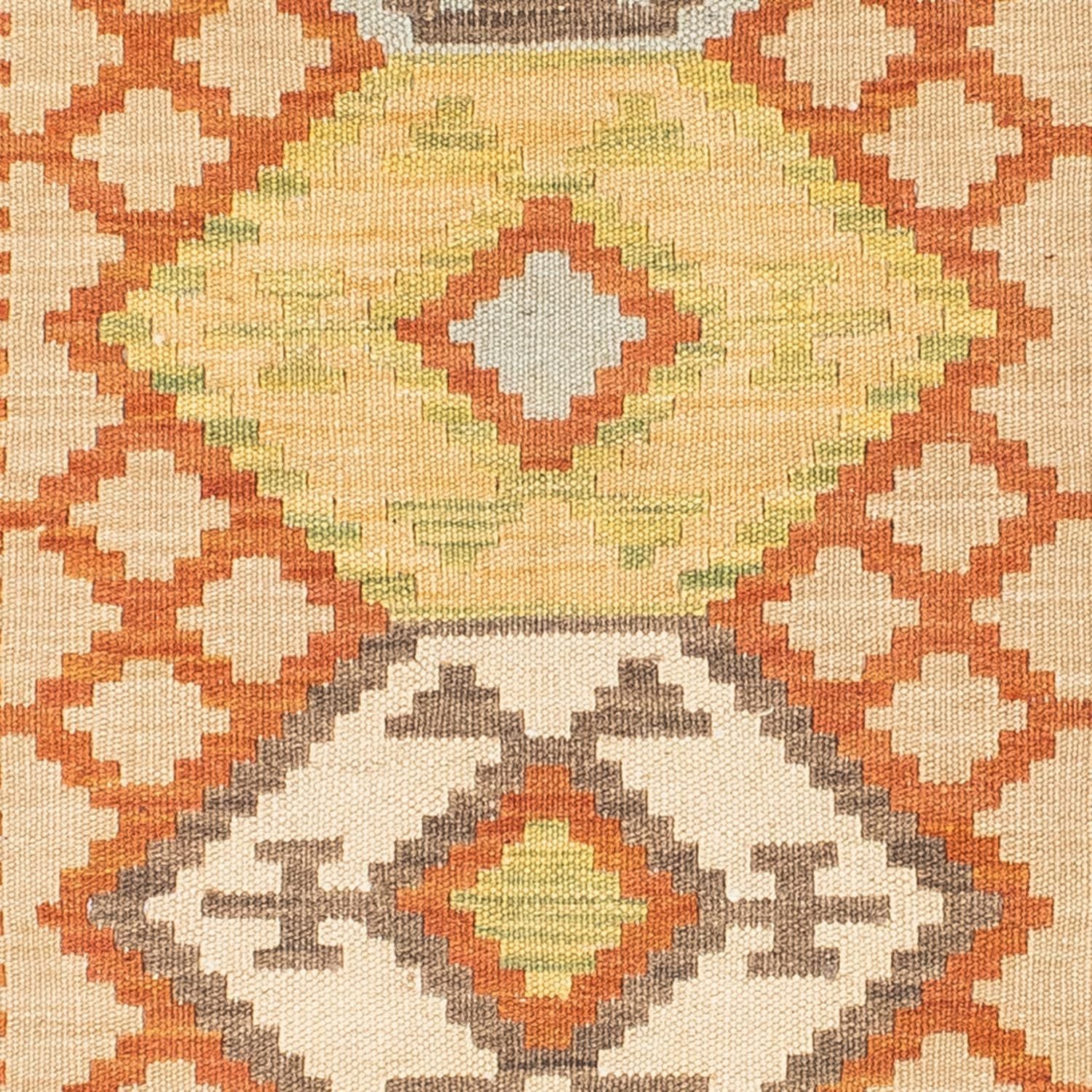 Løber Kelim-tæppe - orientalsk - 202 x 76 cm - beige
