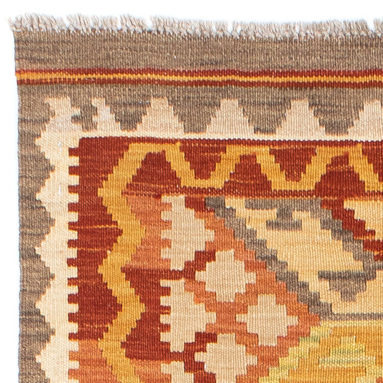 Løber Kelim-tæppe - orientalsk - 202 x 76 cm - beige
