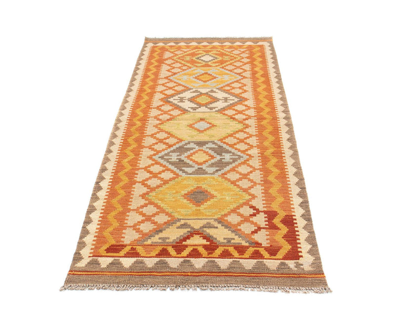 Løber Kelim-tæppe - orientalsk - 202 x 76 cm - beige