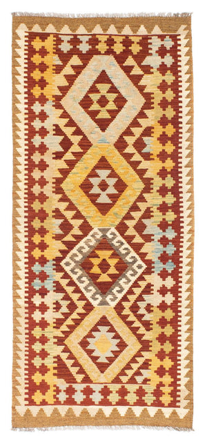 Løber Kelim-tæppe - orientalsk - 183 x 80 cm - beige