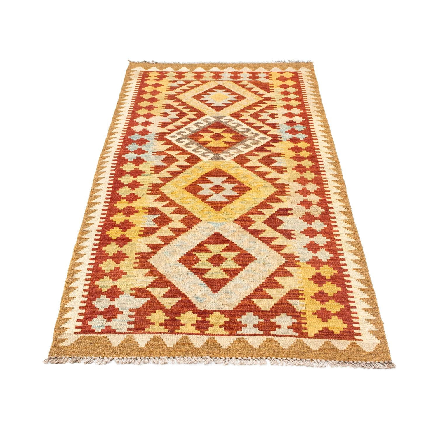 Løber Kelim-tæppe - orientalsk - 183 x 80 cm - beige