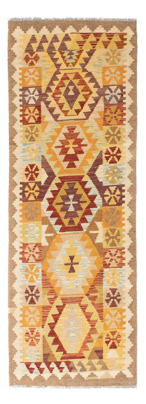 Løber Kelim-tæppe - orientalsk - 202 x 75 cm - beige