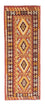 Løber Kelim-tæppe - orientalsk - 204 x 77 cm - rød