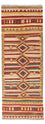 Løber Kelim-tæppe - orientalsk - 204 x 73 cm - flerfarvet