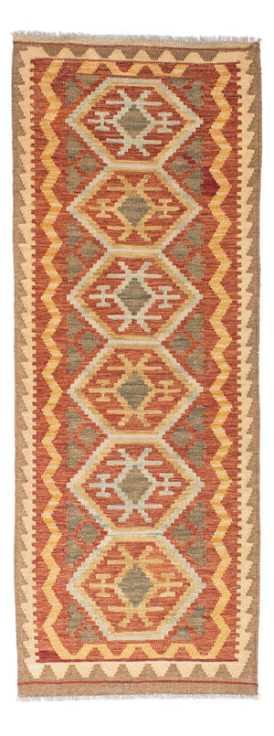 Løber Kelim-tæppe - orientalsk - 195 x 75 cm - beige