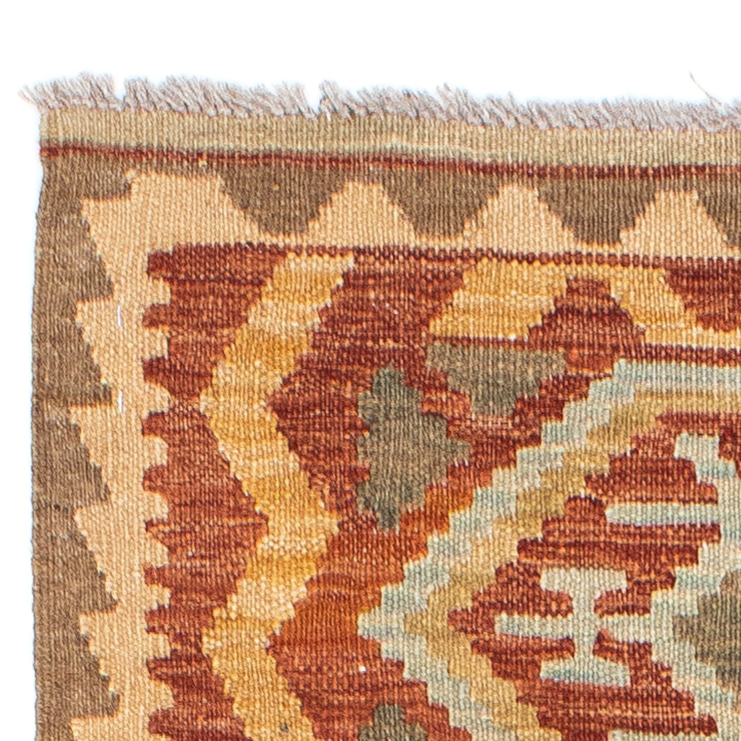 Løber Kelim-tæppe - orientalsk - 195 x 75 cm - beige