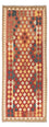 Løber Kelim-tæppe - orientalsk - 198 x 74 cm - lysrød