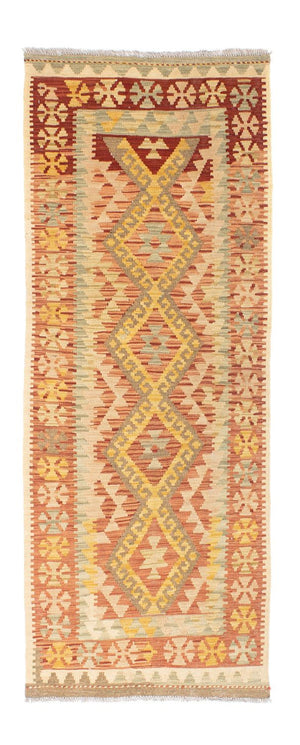 Løber Kelim-tæppe - orientalsk - 197 x 72 cm - beige