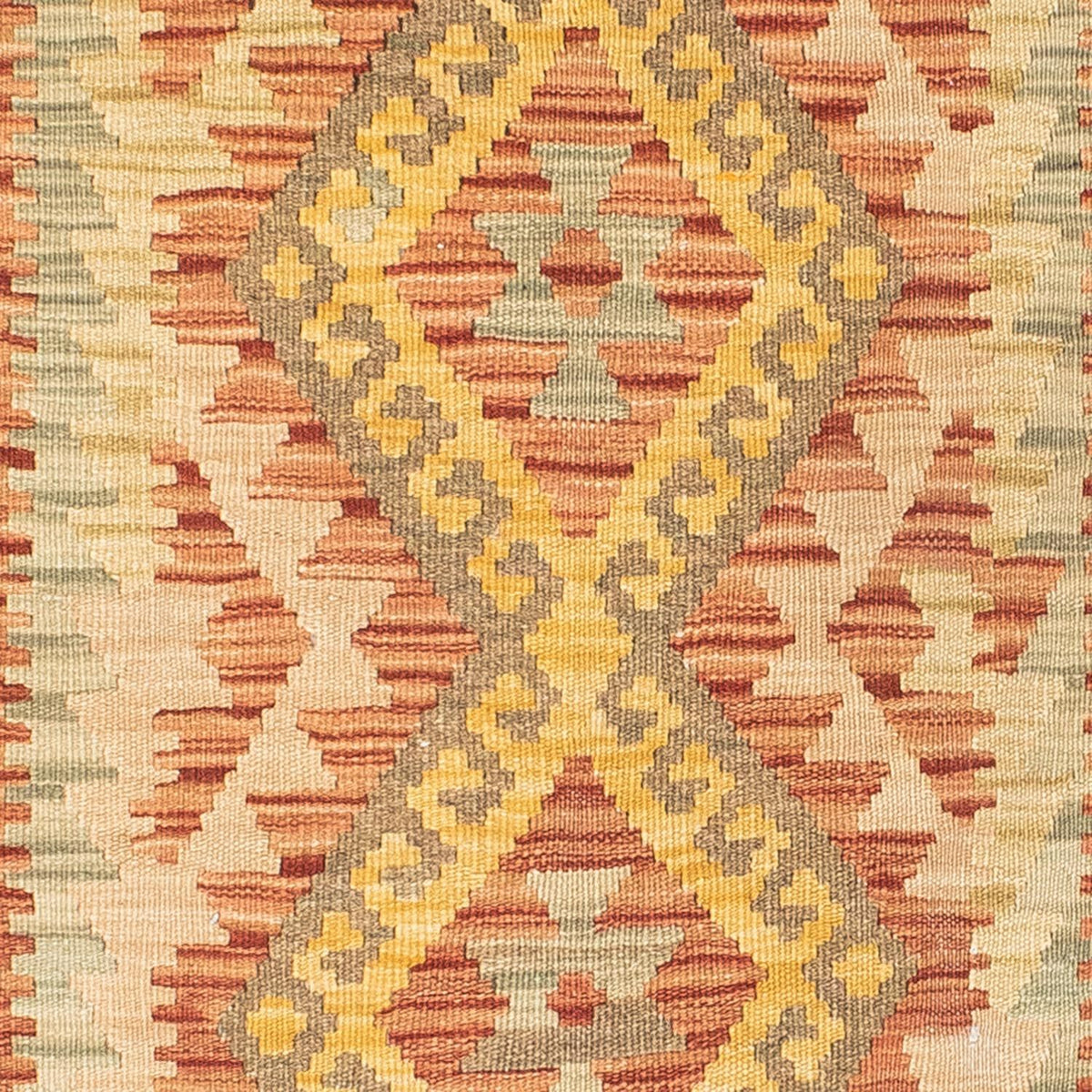 Løber Kelim-tæppe - orientalsk - 197 x 72 cm - beige