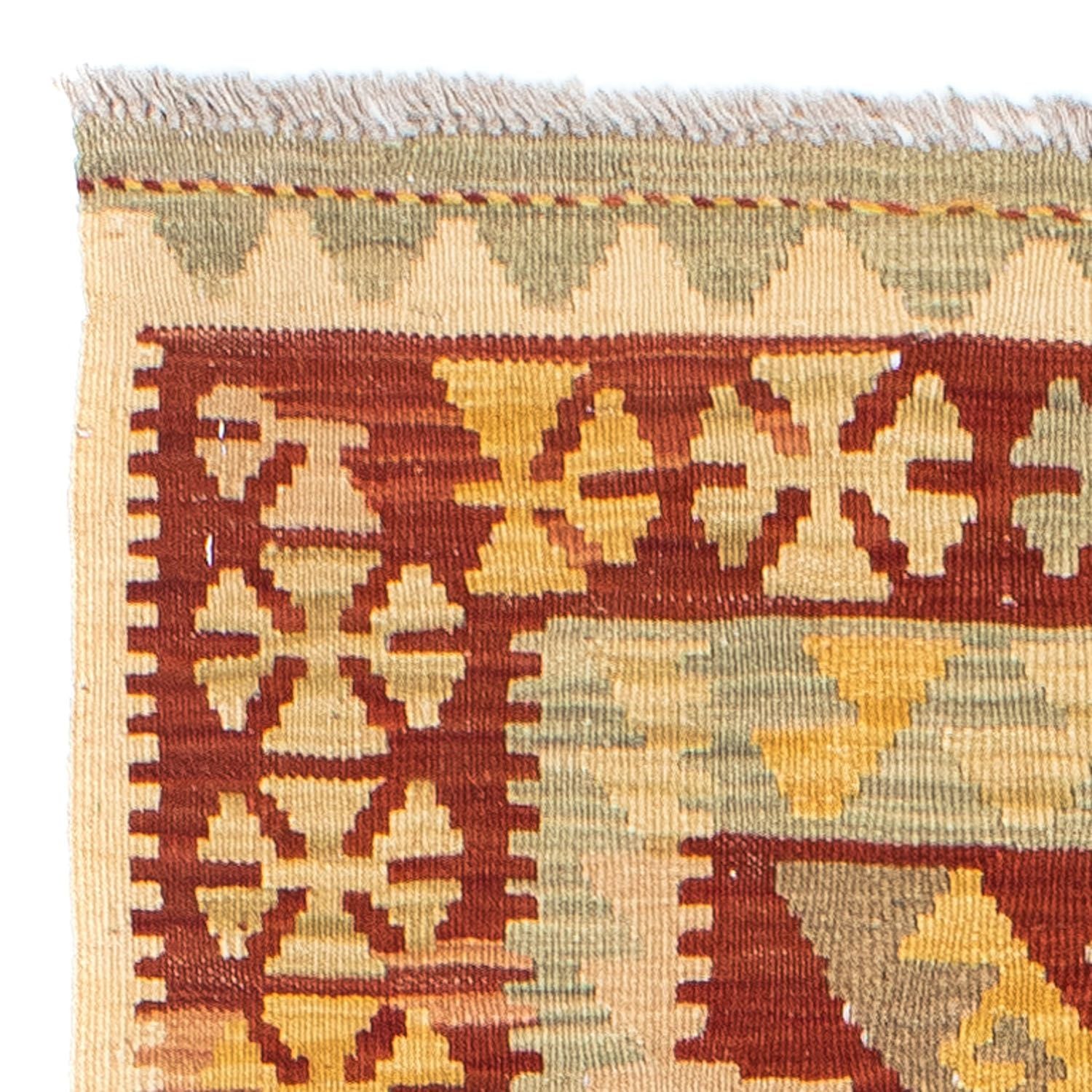 Løber Kelim-tæppe - orientalsk - 197 x 72 cm - beige