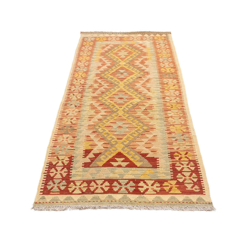 Løber Kelim-tæppe - orientalsk - 197 x 72 cm - beige