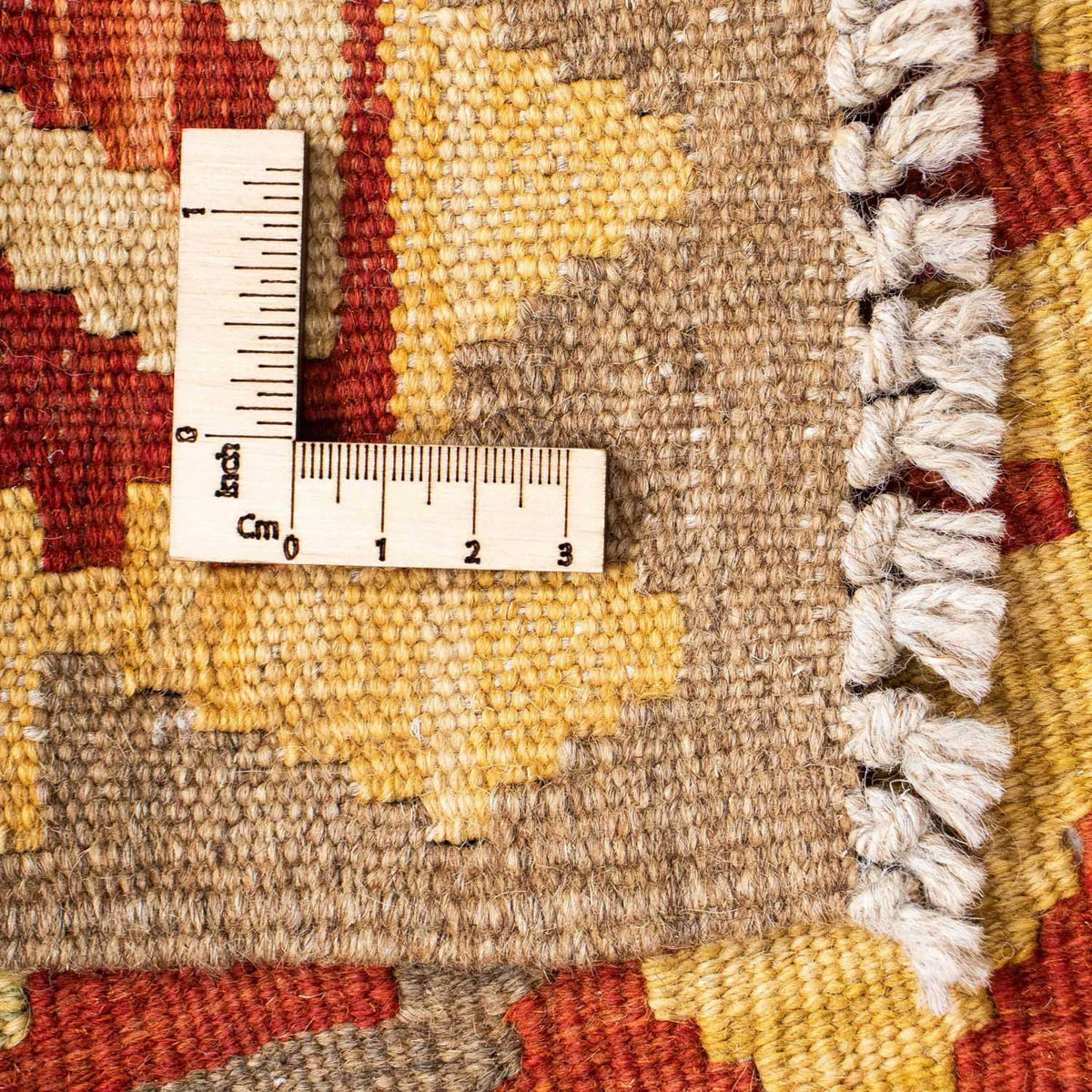 Løber Kelim-tæppe - orientalsk - 214 x 82 cm - rust