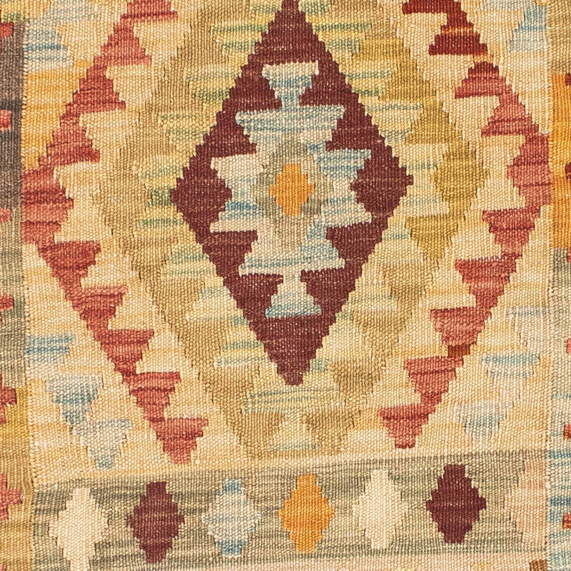 Løber Kelim-tæppe - orientalsk - 198 x 75 cm - beige