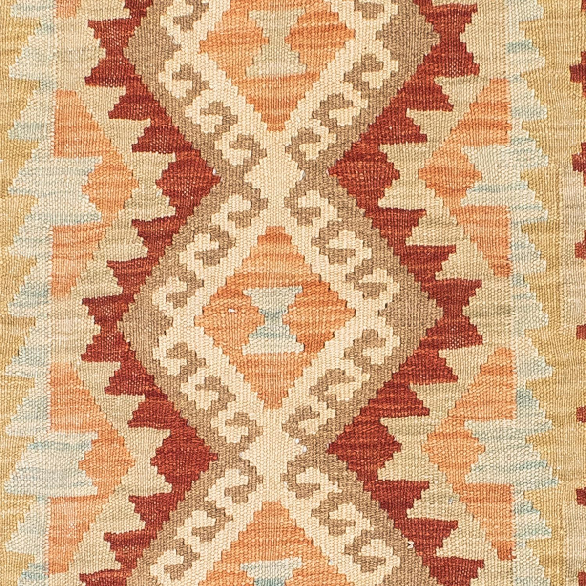 Løber Kelim-tæppe - orientalsk - 200 x 75 cm - beige