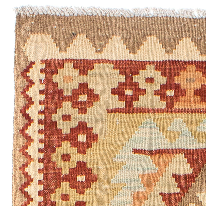 Løber Kelim-tæppe - orientalsk - 200 x 75 cm - beige