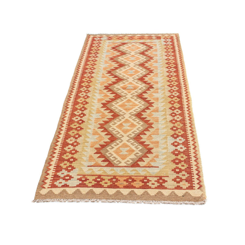 Løber Kelim-tæppe - orientalsk - 200 x 75 cm - beige