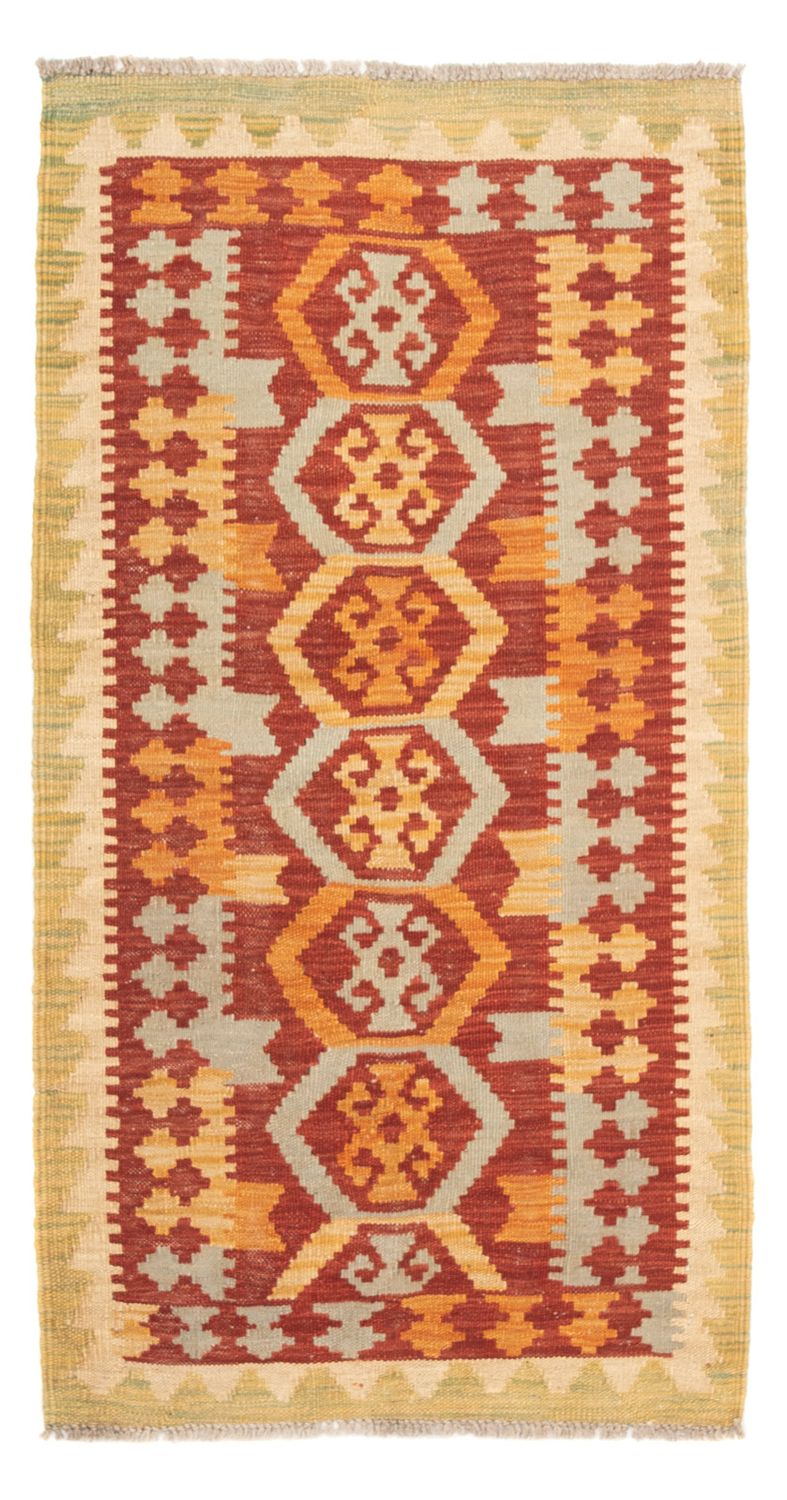Kelim Carpet - Splash - 124 x 65 cm - flerfarvet