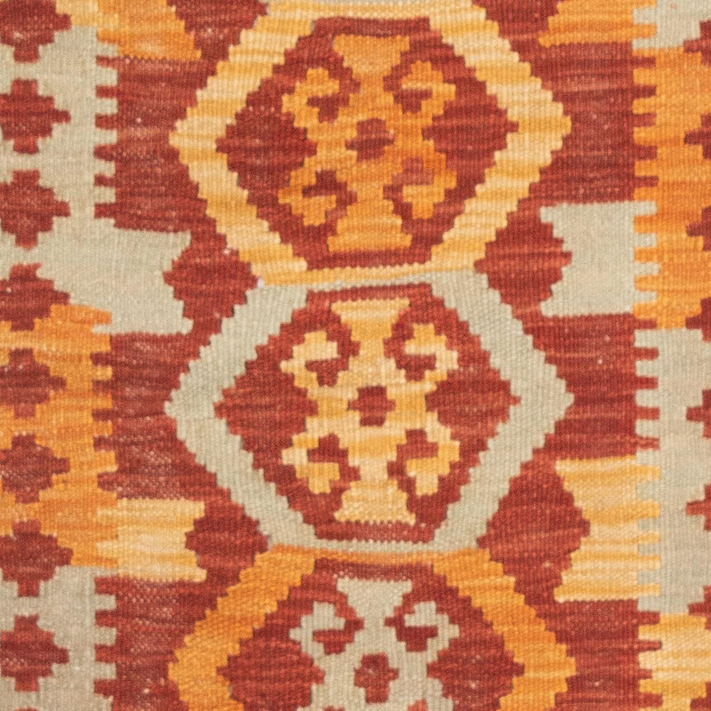Kelim Carpet - Splash - 124 x 65 cm - flerfarvet