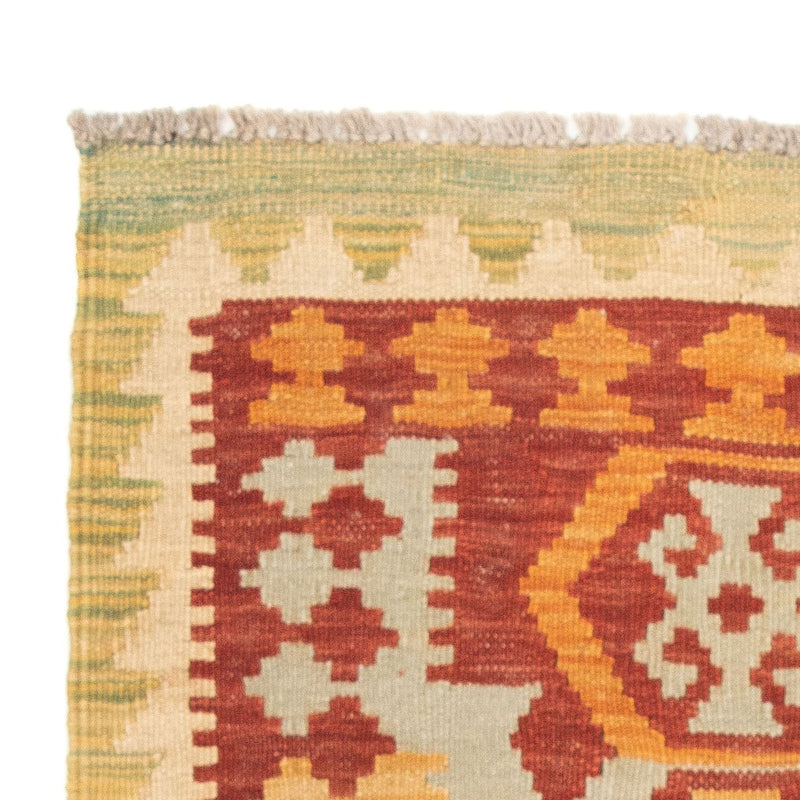 Kelim Carpet - Splash - 124 x 65 cm - flerfarvet