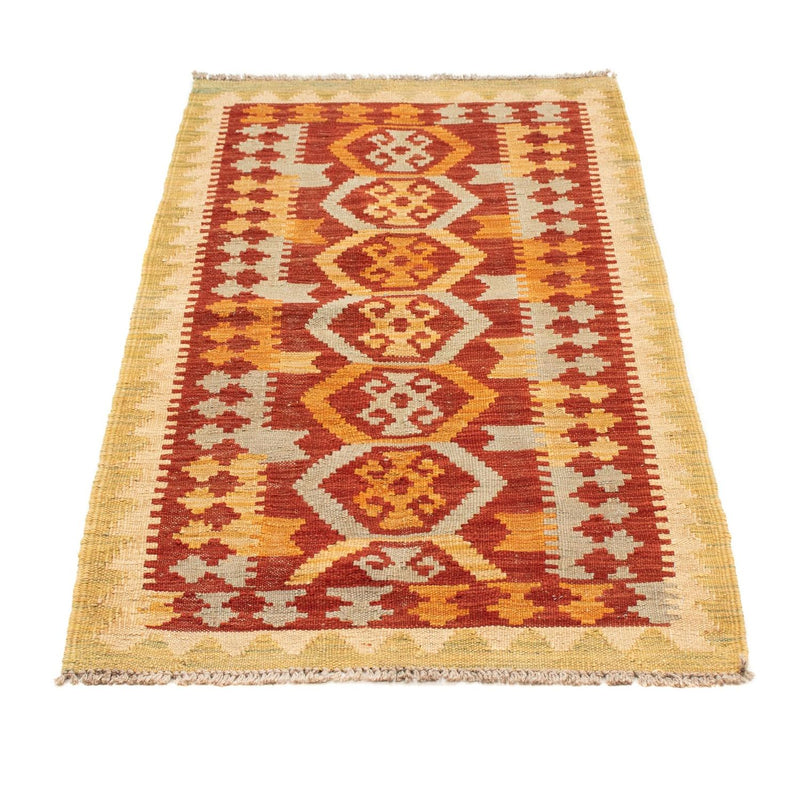 Kelim Carpet - Splash - 124 x 65 cm - flerfarvet