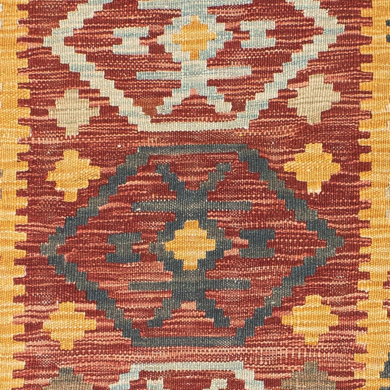 Løber Kelim-tæppe - orientalsk - 202 x 72 cm - flerfarvet