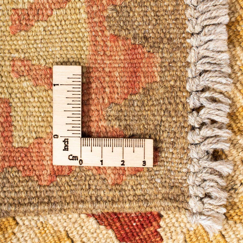 Løber Kelim-tæppe - orientalsk - 208 x 66 cm - lysrød