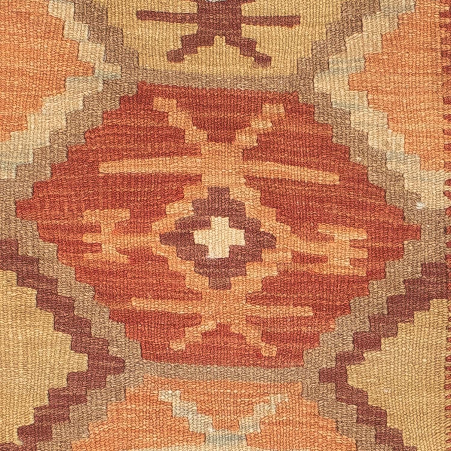 Løber Kelim Carpet - Splash - 203 x 68 cm - flerfarvet
