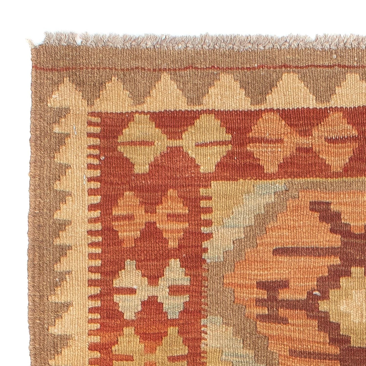 Løber Kelim Carpet - Splash - 203 x 68 cm - flerfarvet