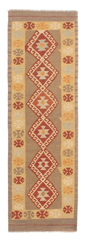 Løber Kelim Carpet - Splash - 195 x 62 cm - flerfarvet