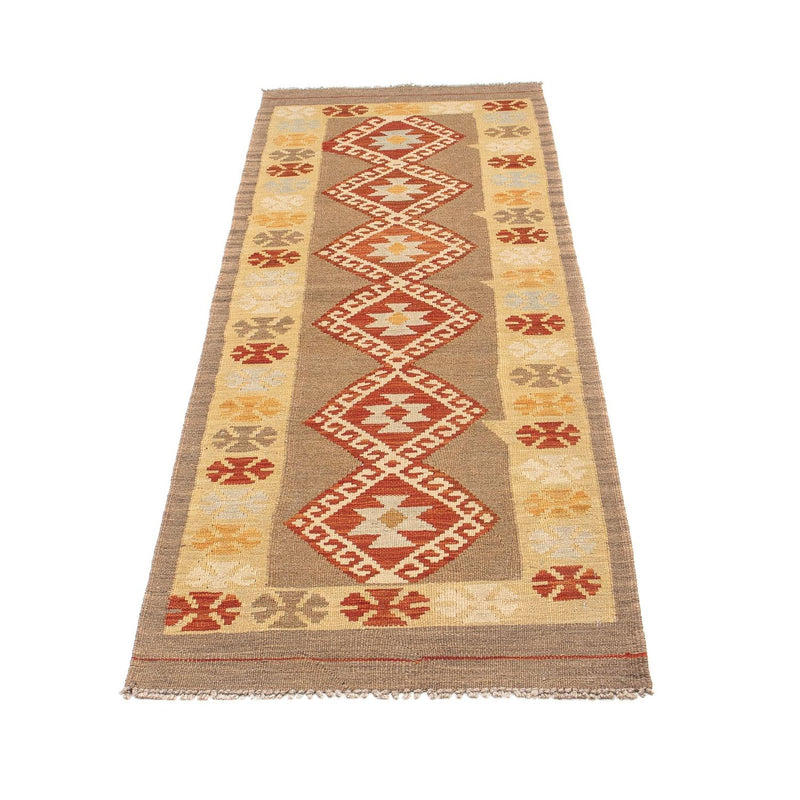 Løber Kelim Carpet - Splash - 195 x 62 cm - flerfarvet