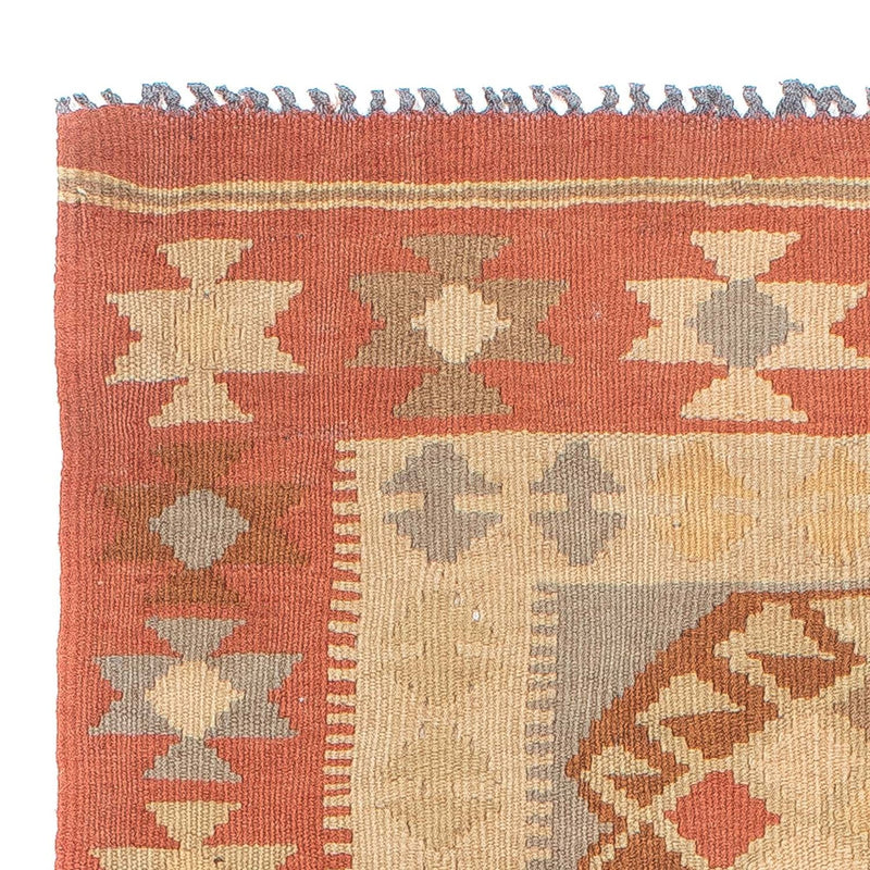 Løber Kelim Carpet - Splash - 199 x 67 cm - beige