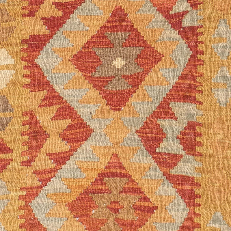 Løber Kelim-tæppe - orientalsk - 196 x 63 cm - flerfarvet