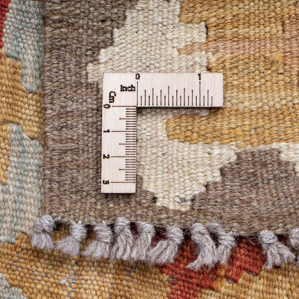 Løber Kelim-tæppe - orientalsk - 196 x 63 cm - flerfarvet