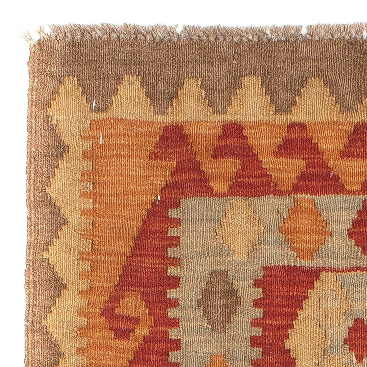 Løber Kelim Carpet - Splash - 196 x 63 cm - flerfarvet