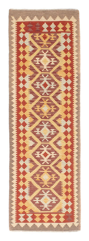 Løber Kelim Carpet - Splash - 203 x 63 cm - flerfarvet
