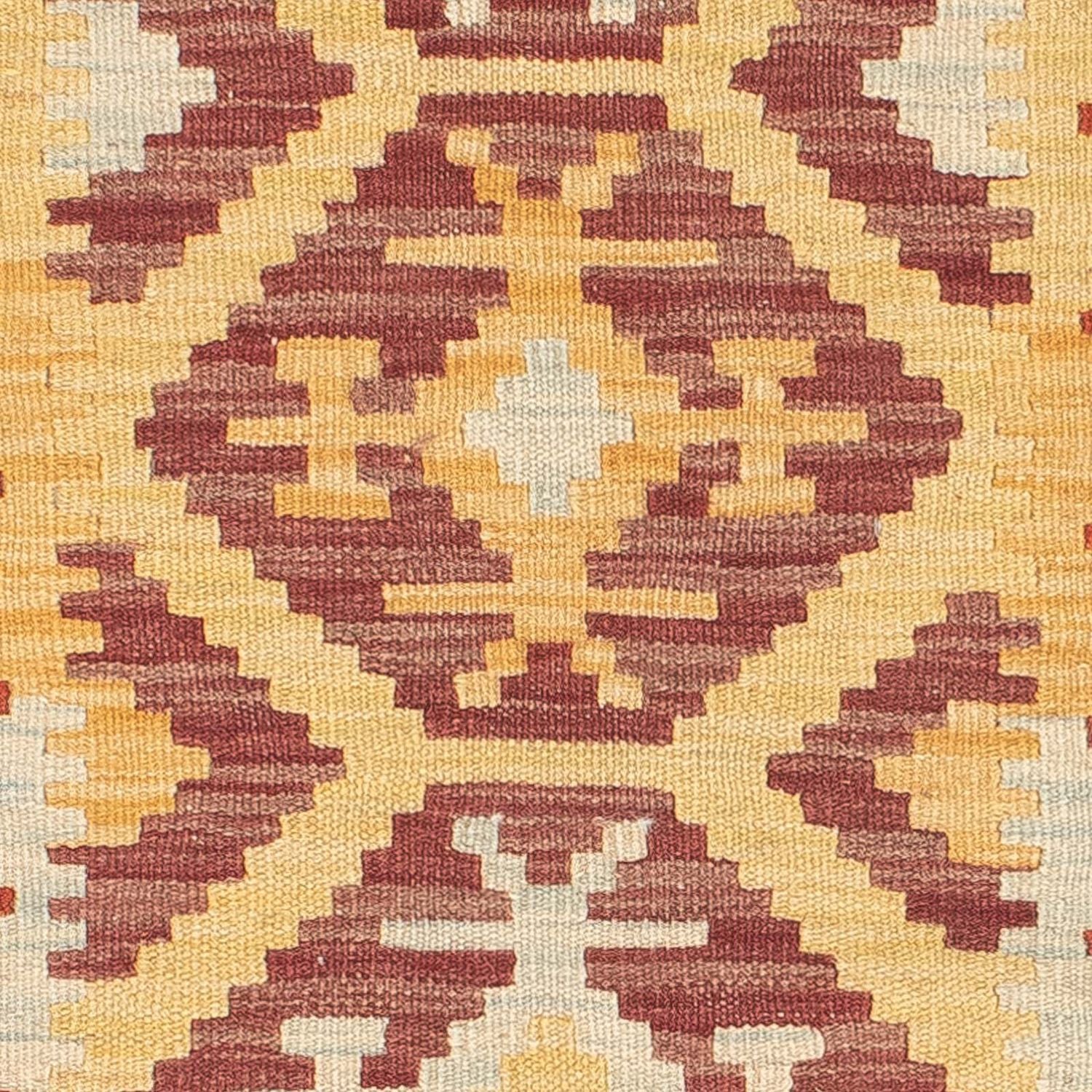 Løber Kelim Carpet - Splash - 203 x 63 cm - flerfarvet