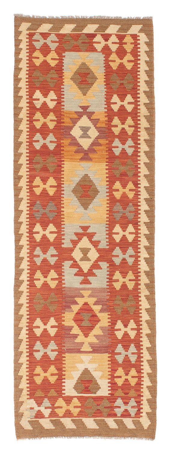 Løber Kelim Carpet - Splash - 198 x 62 cm - flerfarvet