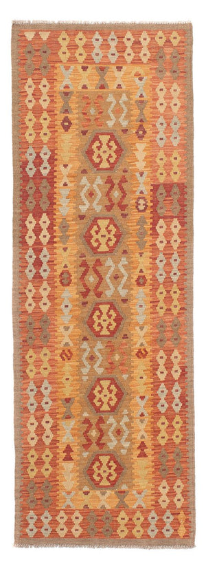 Løber Kelim Carpet - Splash - 196 x 66 cm - flerfarvet