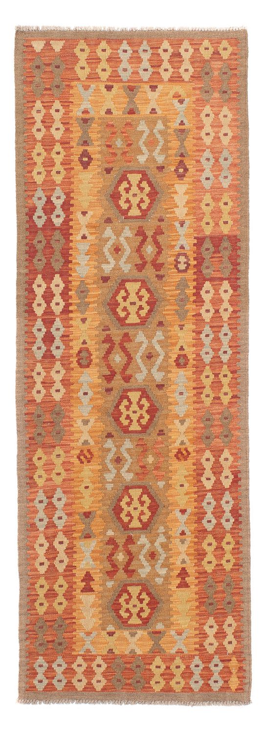 Løber Kelim Carpet - Splash - 196 x 66 cm - flerfarvet