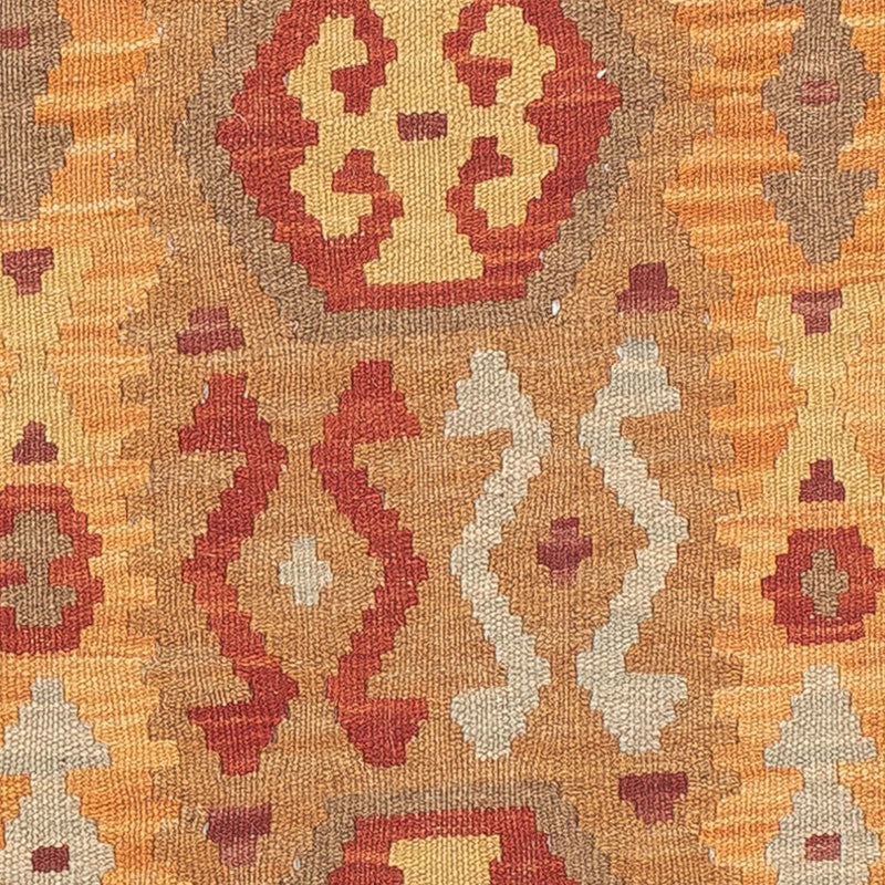 Løber Kelim Carpet - Splash - 196 x 66 cm - flerfarvet