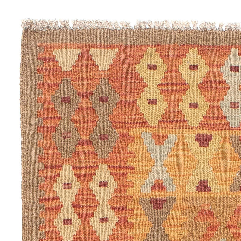 Løber Kelim Carpet - Splash - 196 x 66 cm - flerfarvet